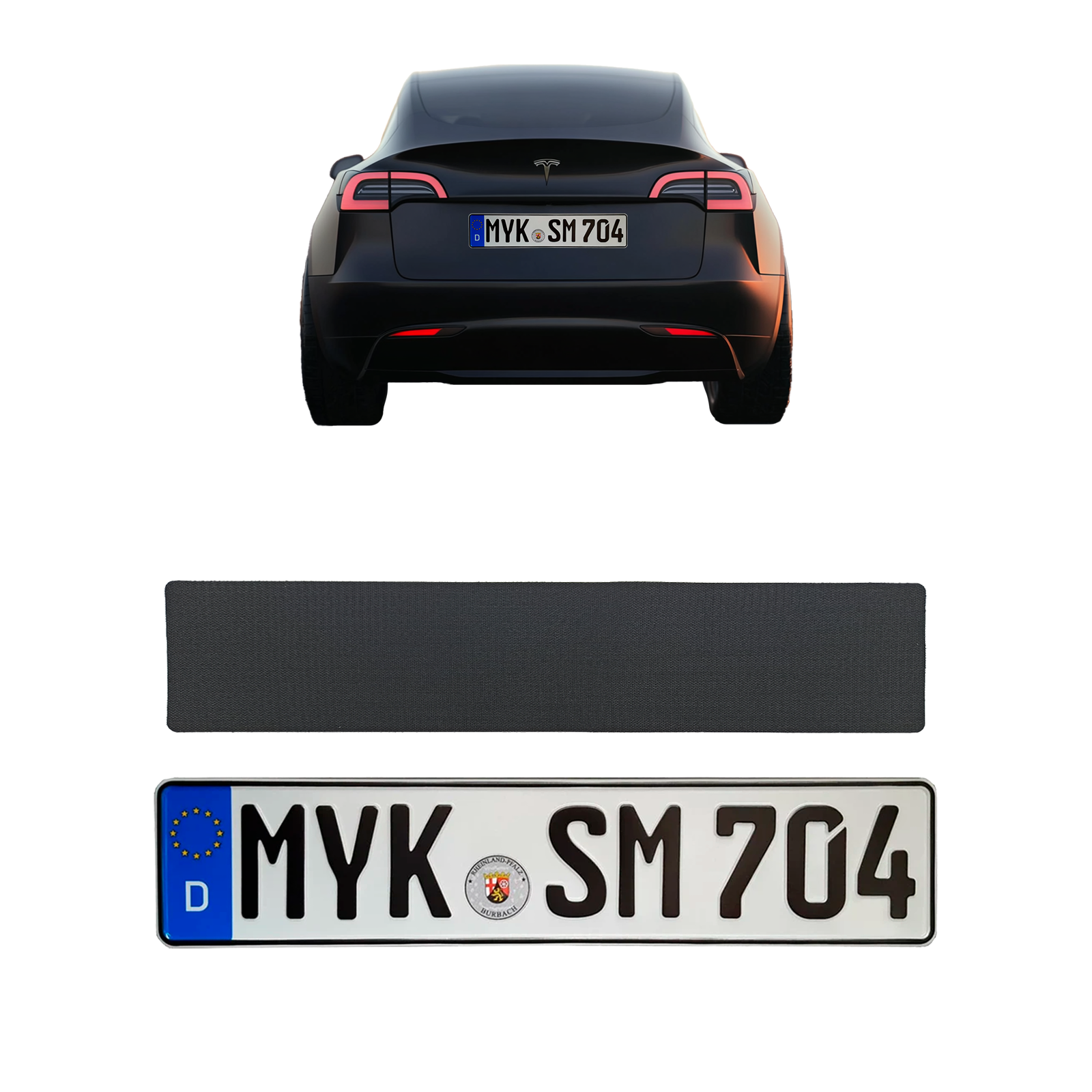 Cinta Nanotapes™ License Plate Frame for EU (1 plate)