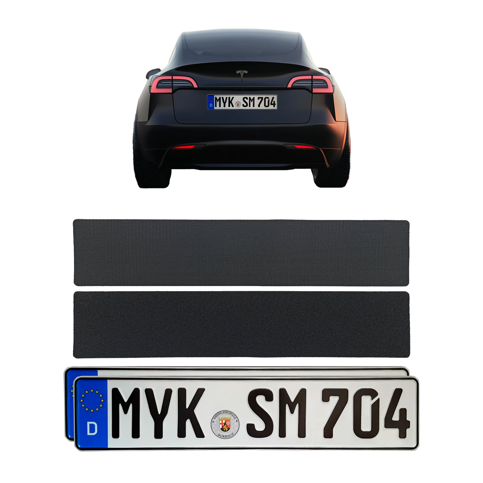 Cinta Nanotapes™ License Plate Frame for EU (2 plates)