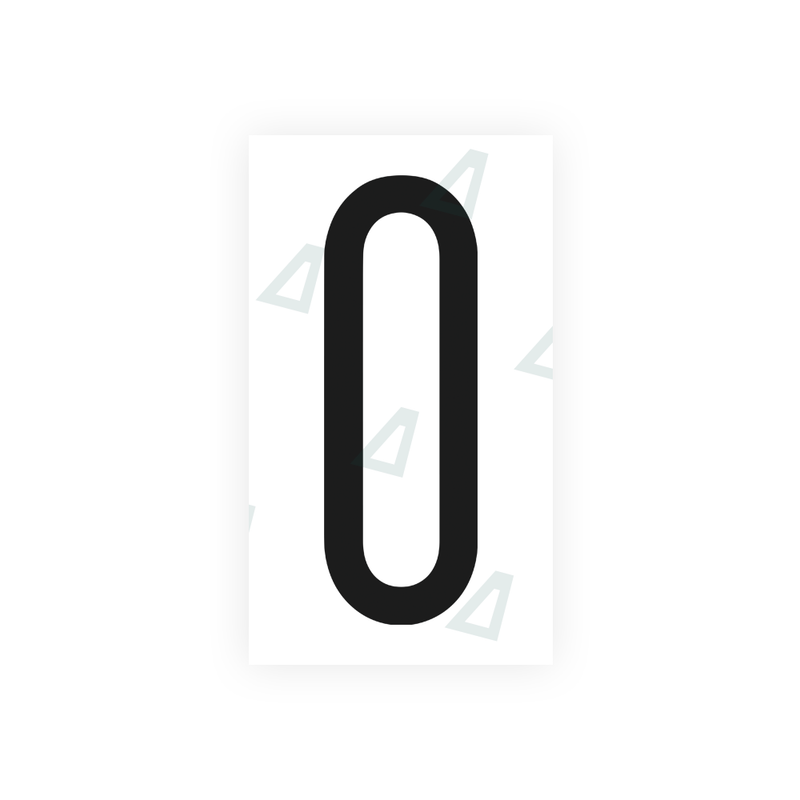 Nanofilm Ecoslick™ for US (Pennsylvania) license plates - Symbol "0"
