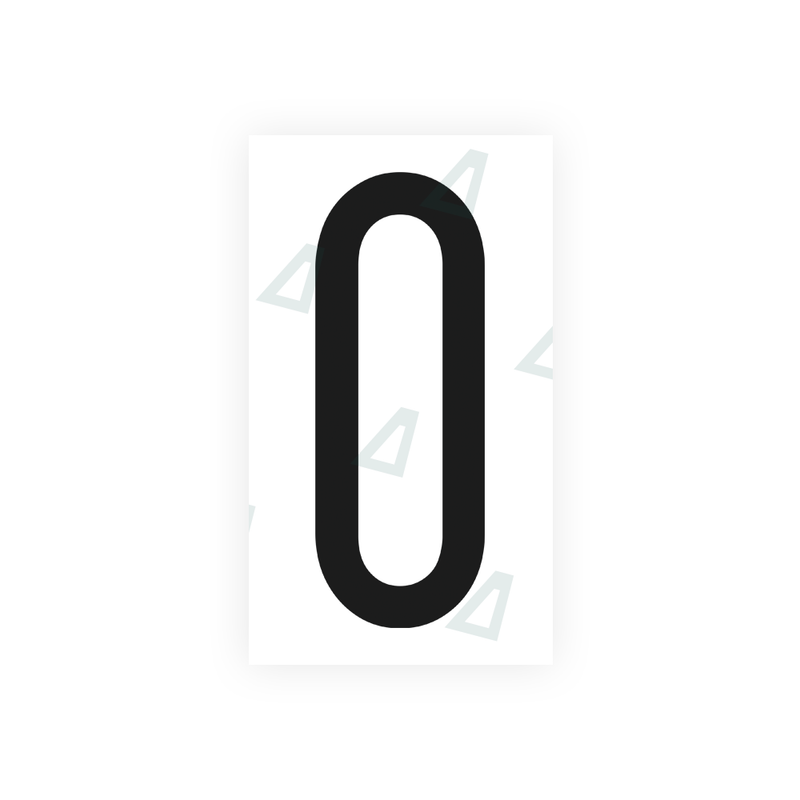 Nanofilm Ecoslick™ for US (Washington) license plates - Symbol "O"