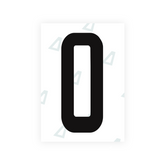 Adhesivo para matrículas de Peru - Símbolo "0"