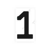 Alite sticker for Argentina license plates - Symbol "1" 
