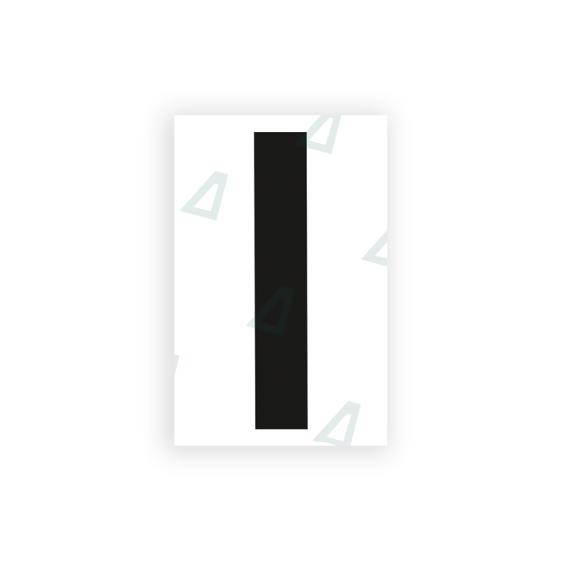 Nanofilm Ecoslick™ for UK license plates - Symbol "1"
