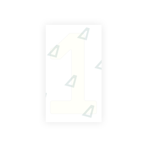 Alite sticker for Argentina license plates - Symbol "1" 