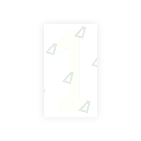 Autocollant pour plaques d'immatriculation Swiss - Symbole "1"