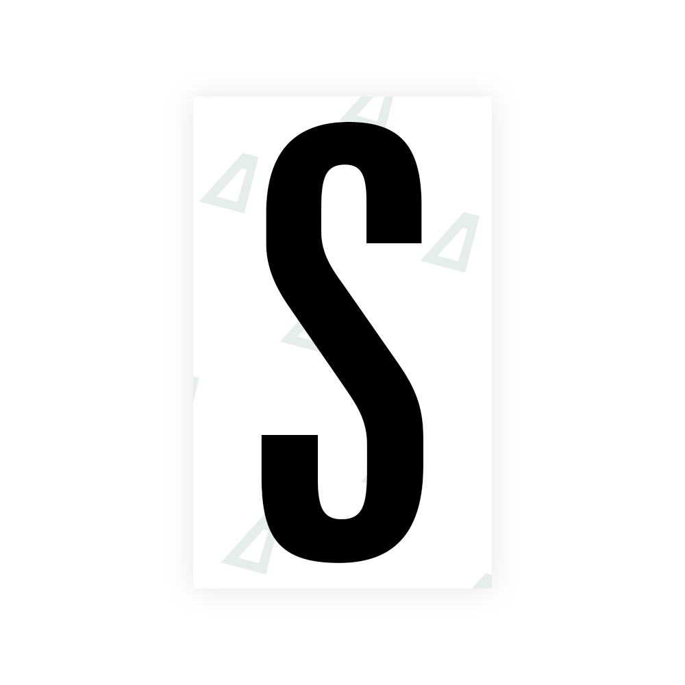 Sticker Letter S - Texas (2012 Version)