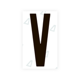 Sticker Letter V - Texas (2012 Version)
