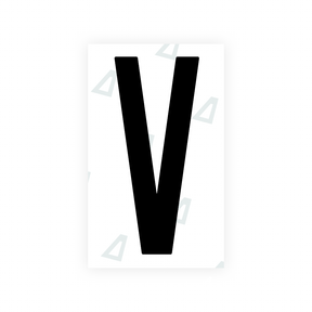 Sticker Letter V - Alabama