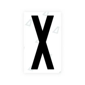 Sticker Letter X - Alabama