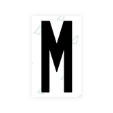 Sticker Letter M - Alabama