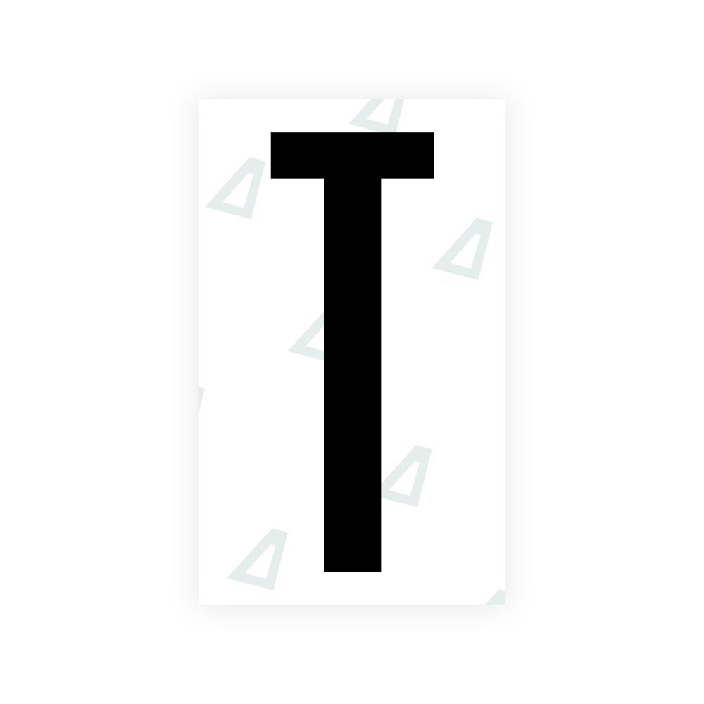 Sticker Letter T - Texas (2012 Version)