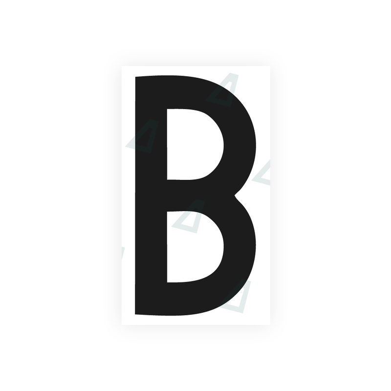 Nanofilm Ecoslick™ for italian license plates - Symbol "B"