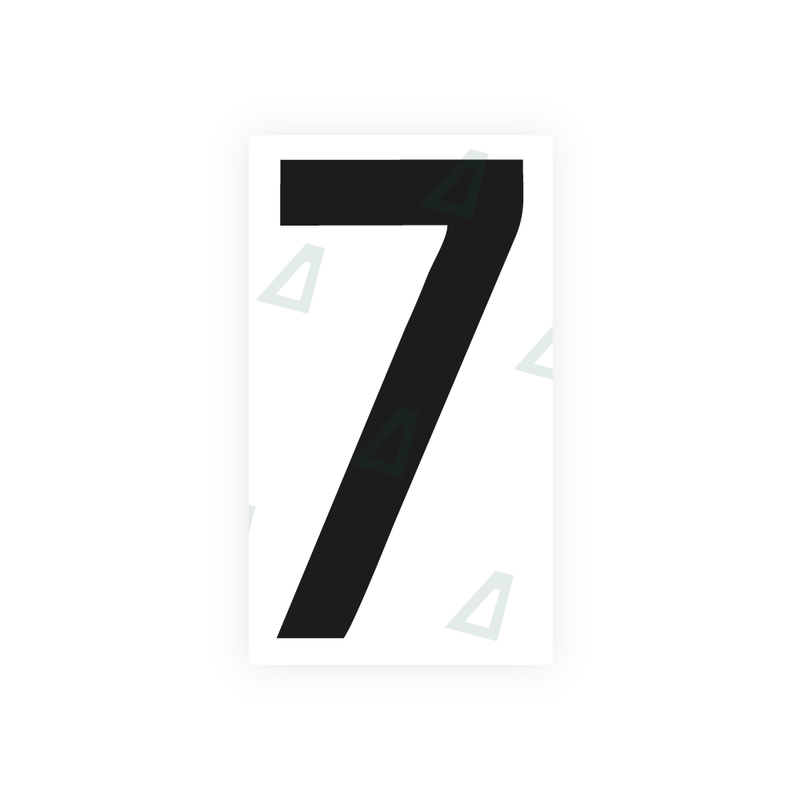 Nanofilm Ecoslick™ for italian license plates - Symbol "7"
