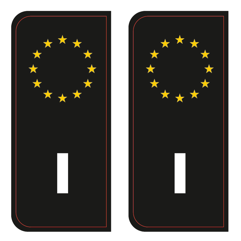 Shopp All Store Stickers™ - for number plate (Italy version)