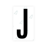 Sticker Letter J - Texas (2012 Version)