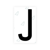 Sticker Letter J - Alabama