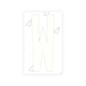 Sticker Letter W - Texas (2012 Version)