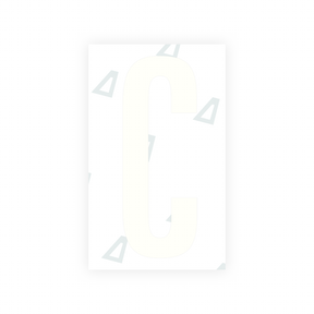 Sticker Letter C - Texas (2012 Version)