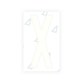 Sticker Letter X - Alabama