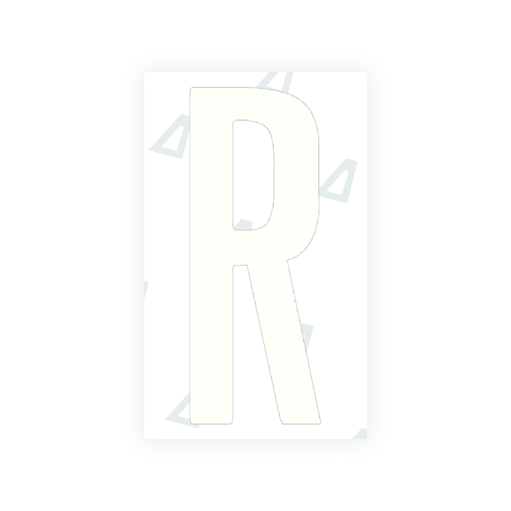 Sticker Letter R - Texas (2012 Version)