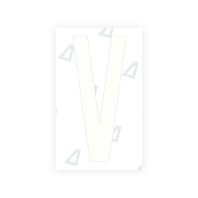 Sticker Letter V - Alabama