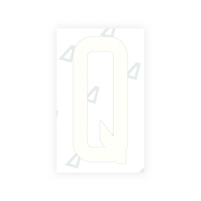 Sticker Letter Q - Alabama