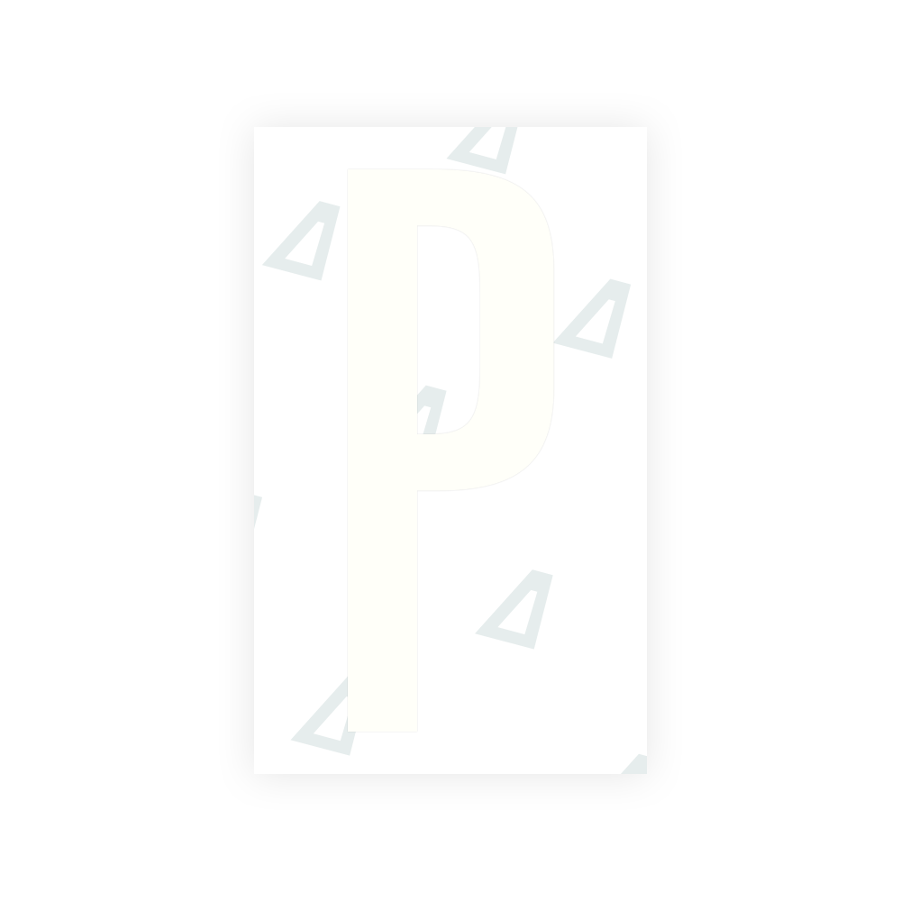 Sticker Letter P - Texas (2012 Version)