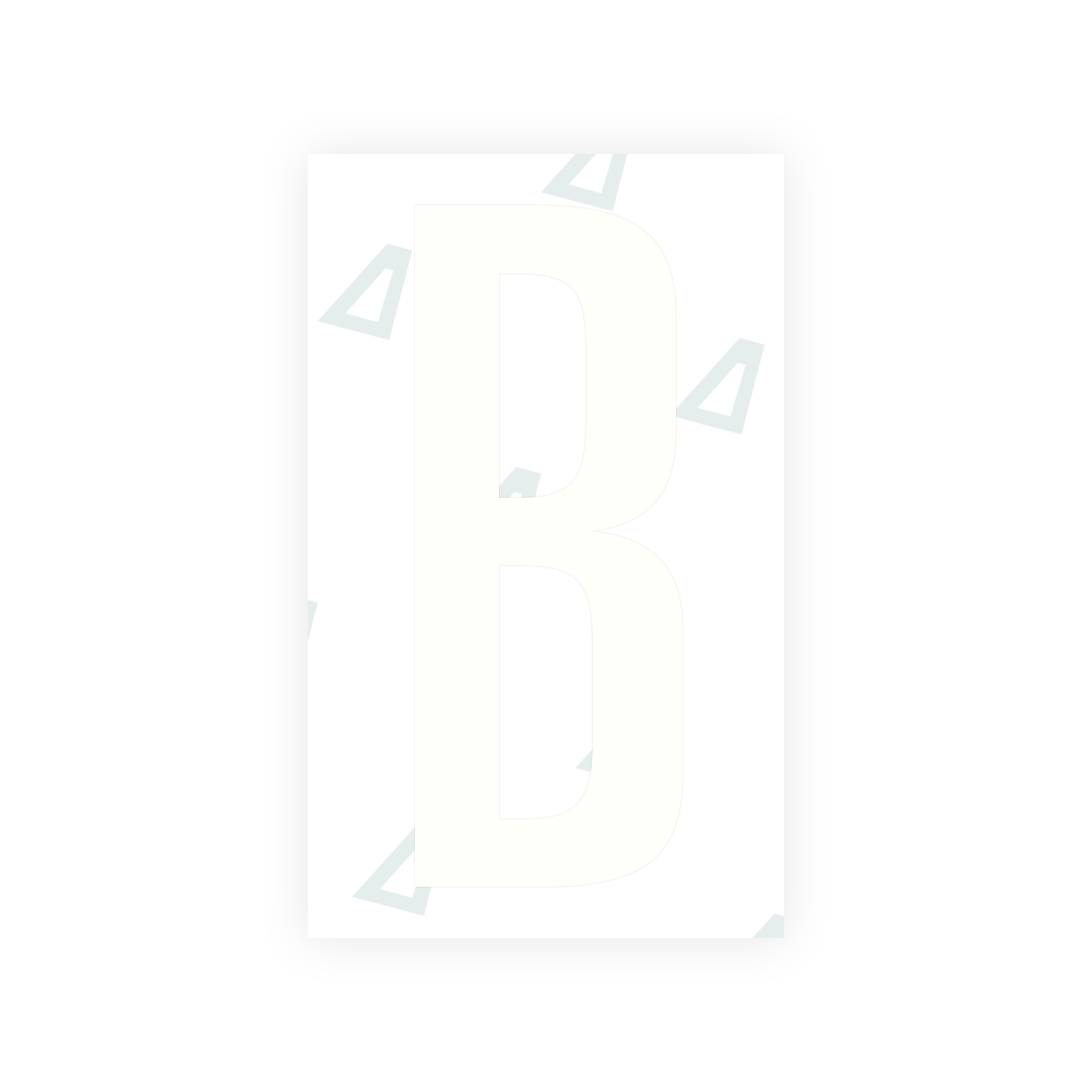 Sticker Letter B - Texas (2012 Version)