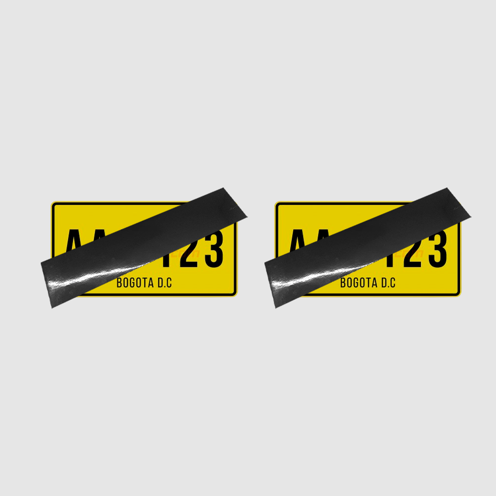 Insulfilm Anti Radar Film for Vehicle License Plates - (Colombia-Bogotá) - Private