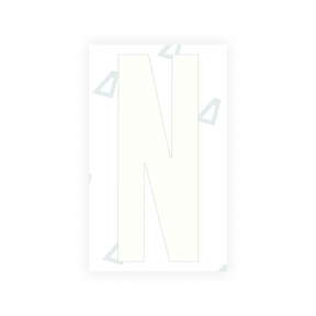 Sticker Letter N - Texas (2012 Version)