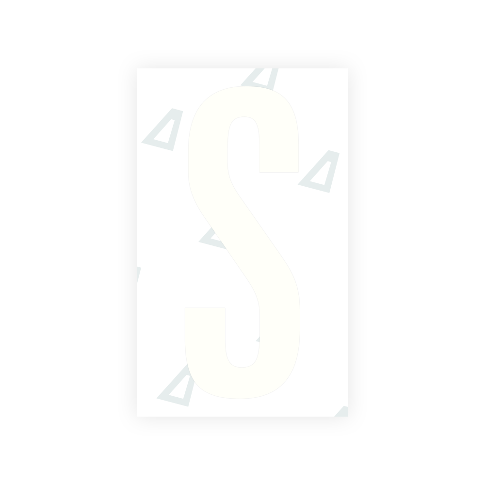 Sticker Letter S - Texas (2012 Version)