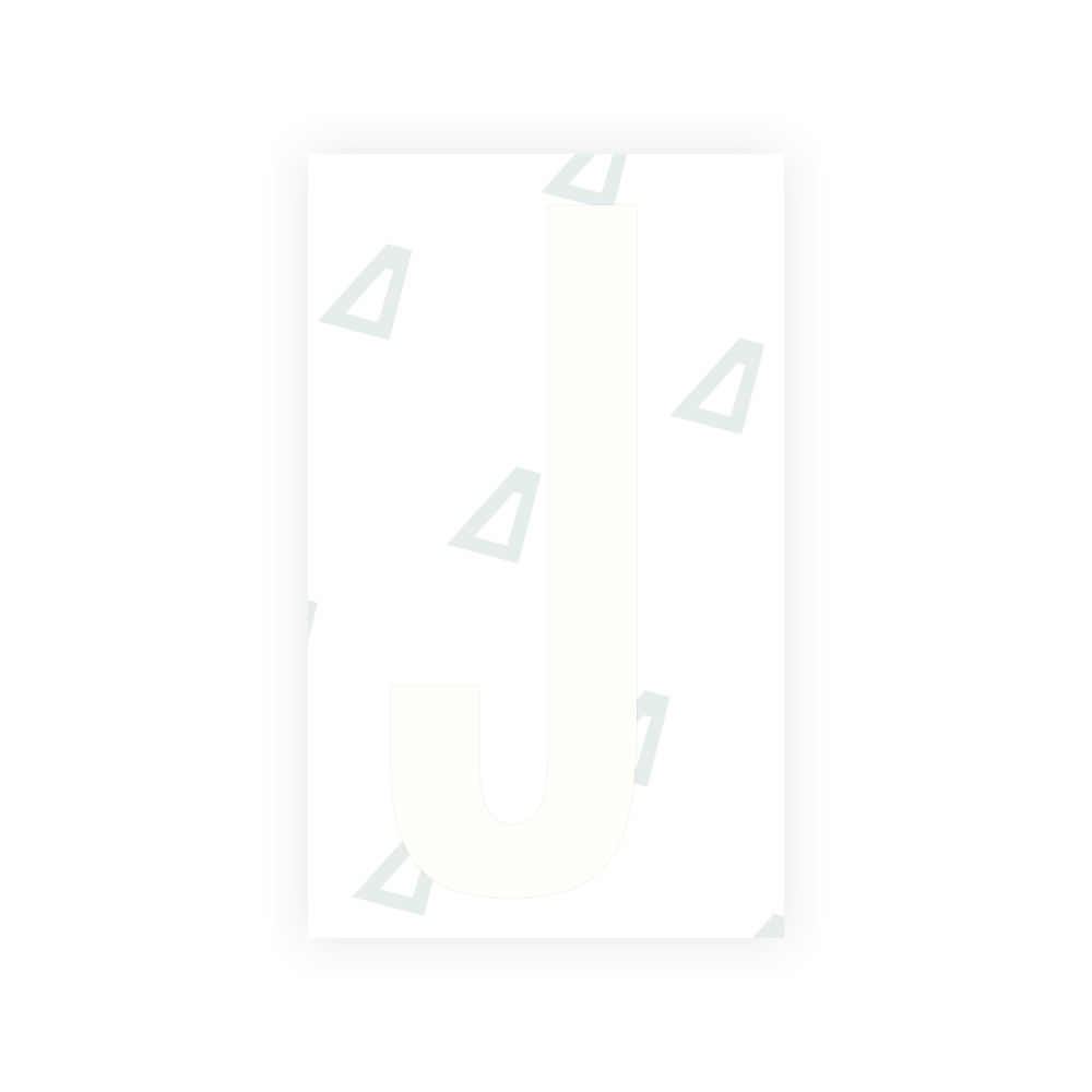 Sticker Letter J - Texas (2012 Version)