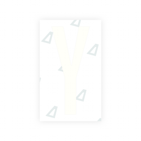 Sticker Letter Y - Texas (2012 Version)