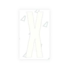 Sticker Letter X - Texas (2012 Version)