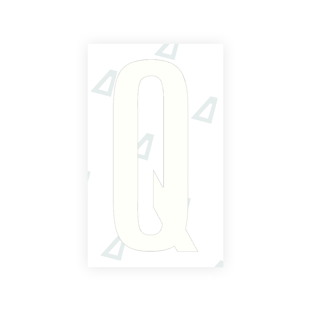 Sticker Letter Q- Texas (2012 Version)