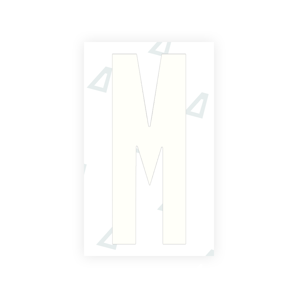 Sticker Letter M - Texas (2012 Version)