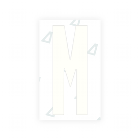 Sticker Letter M - Texas (2012 Version)