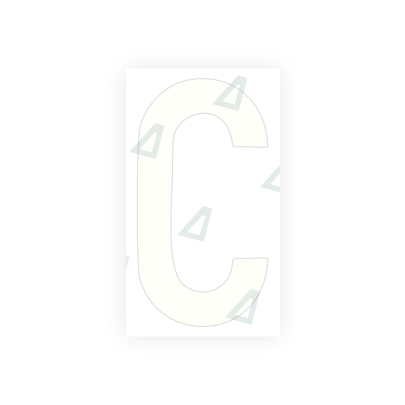 Nanofilm Ecoslick™ for italian license plates - Symbol "C"