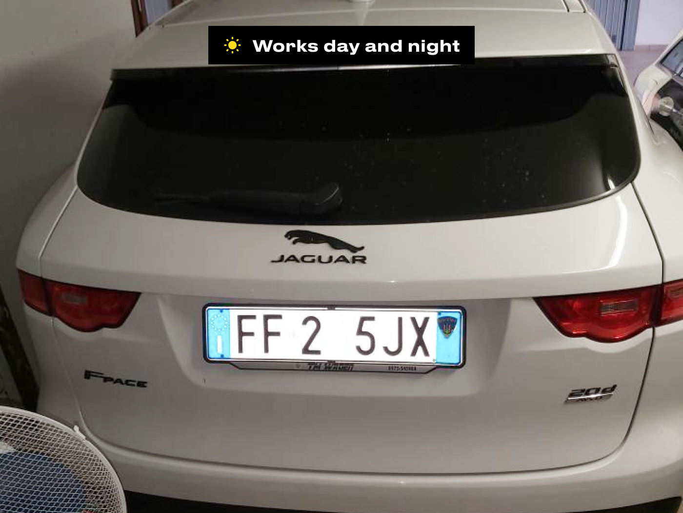 Nanofilm Ecoslick™ for italian license plates - Symbol "A"