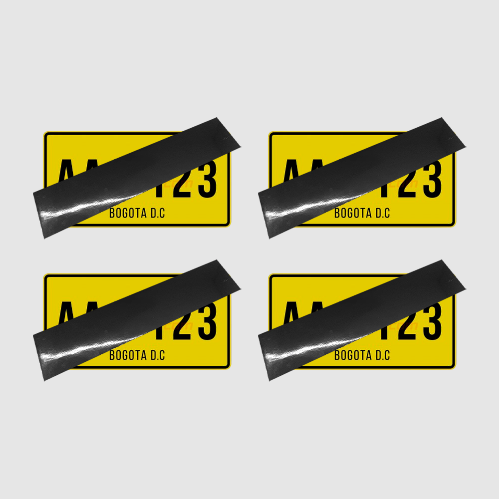 Insulfilm Anti Radar Film for Vehicle License Plates - (Colombia-Bogotá) - Private