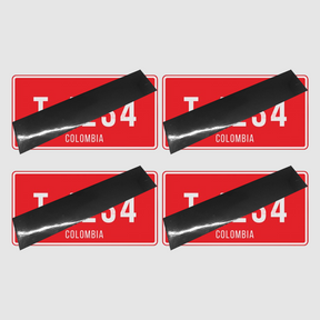 Insulfilm Anti Radar Film for Vehicle License Plates - (Colombia-Bogotá) - Special Loads