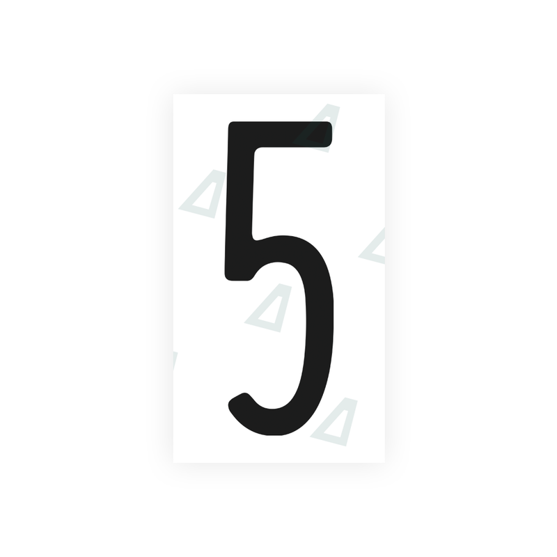 Nanofilm Ecoslick™ for US (Pennsylvania) license plates - Symbol "5"
