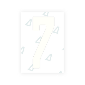 Adhesivo para matrículas de Peru - Símbolo "7"