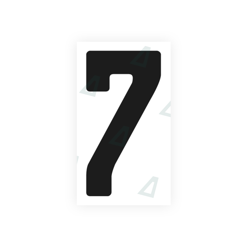 Nanofilm Ecoslick™ for german number plates - Symbol "7"