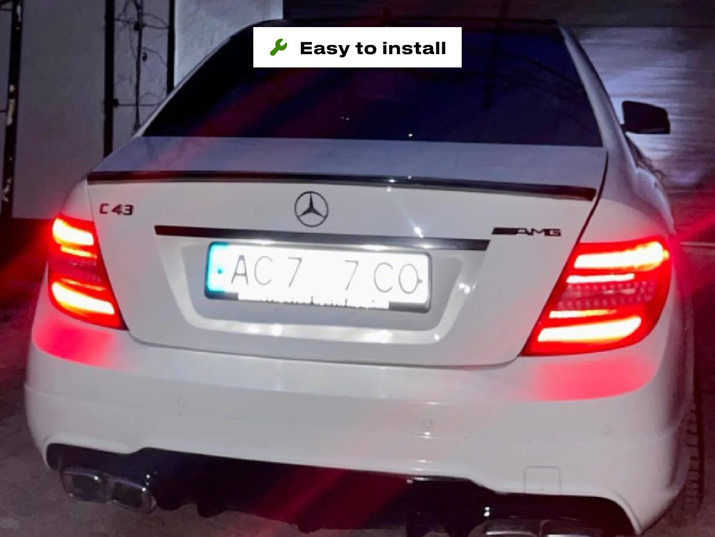 Nanofilm Ecoslick™ for german number plates - Symbol "K" 