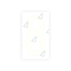 Autocollant pour plaques d'immatriculation Swiss - Symbole "8"