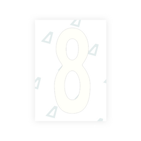 Adhesivo para matrículas de Peru - Símbolo "8"