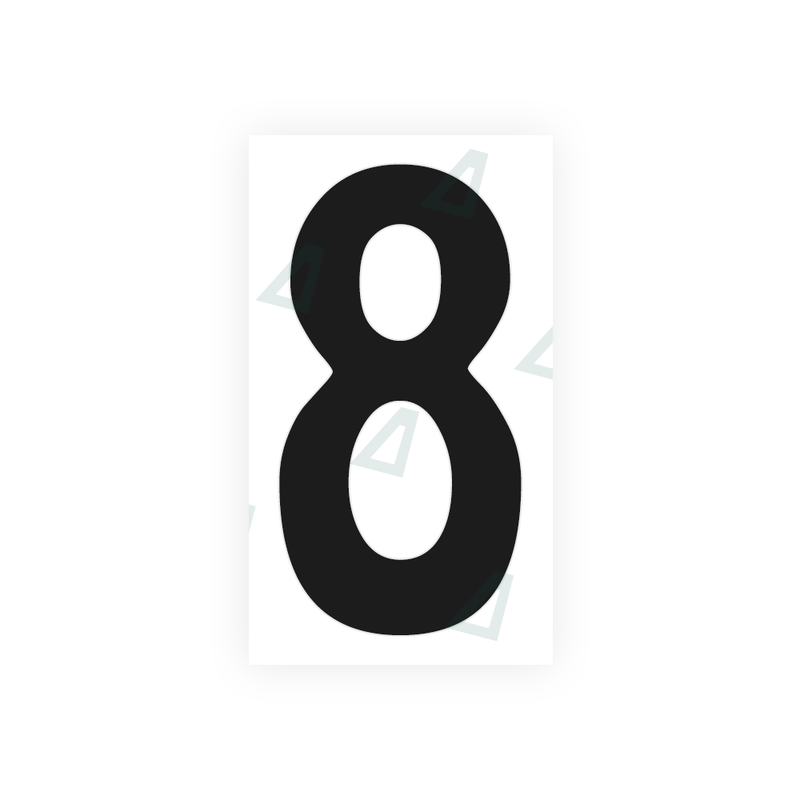 Nanofilm Ecoslick™ for german number plates - Symbol "8"