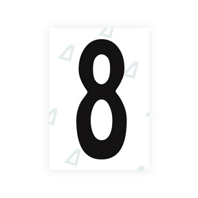 Adhesivo para matrículas de Peru - Símbolo "8"