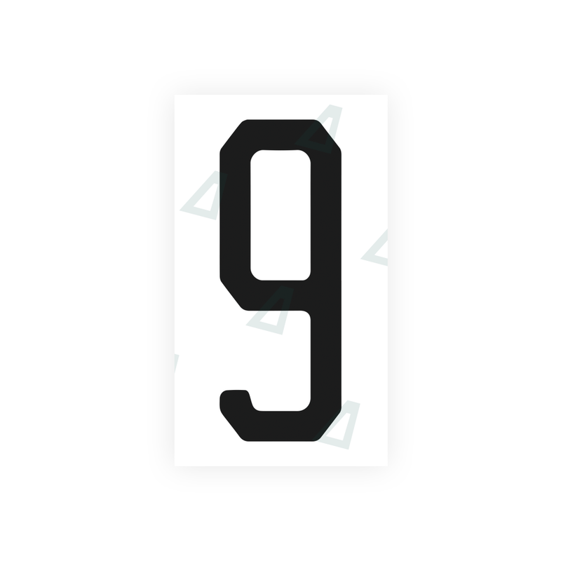 Nanofilm Ecoslick™ for US (Pennsylvania) license plates - Symbol "9"